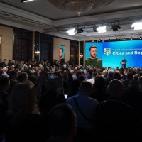 Виступ Президента Володимира Зеленського перед публікою