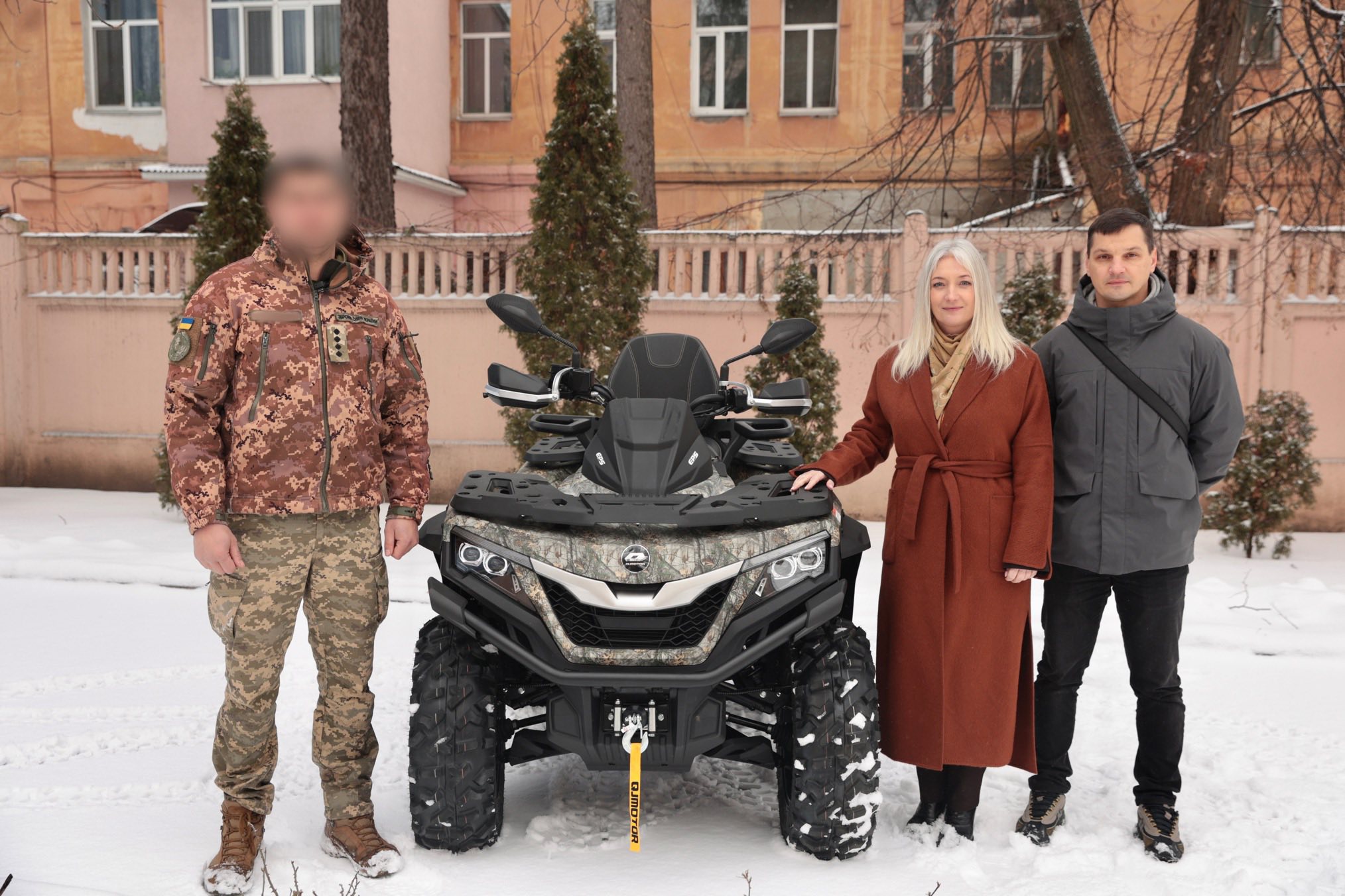 Для вінницької 120-ї бригади ТРО передали квадроцикл 