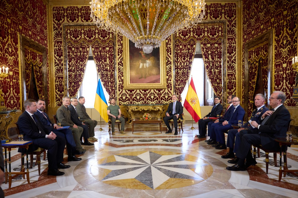 Президент України Володимир Зеленський та Його Величність Король Феліпе VI.