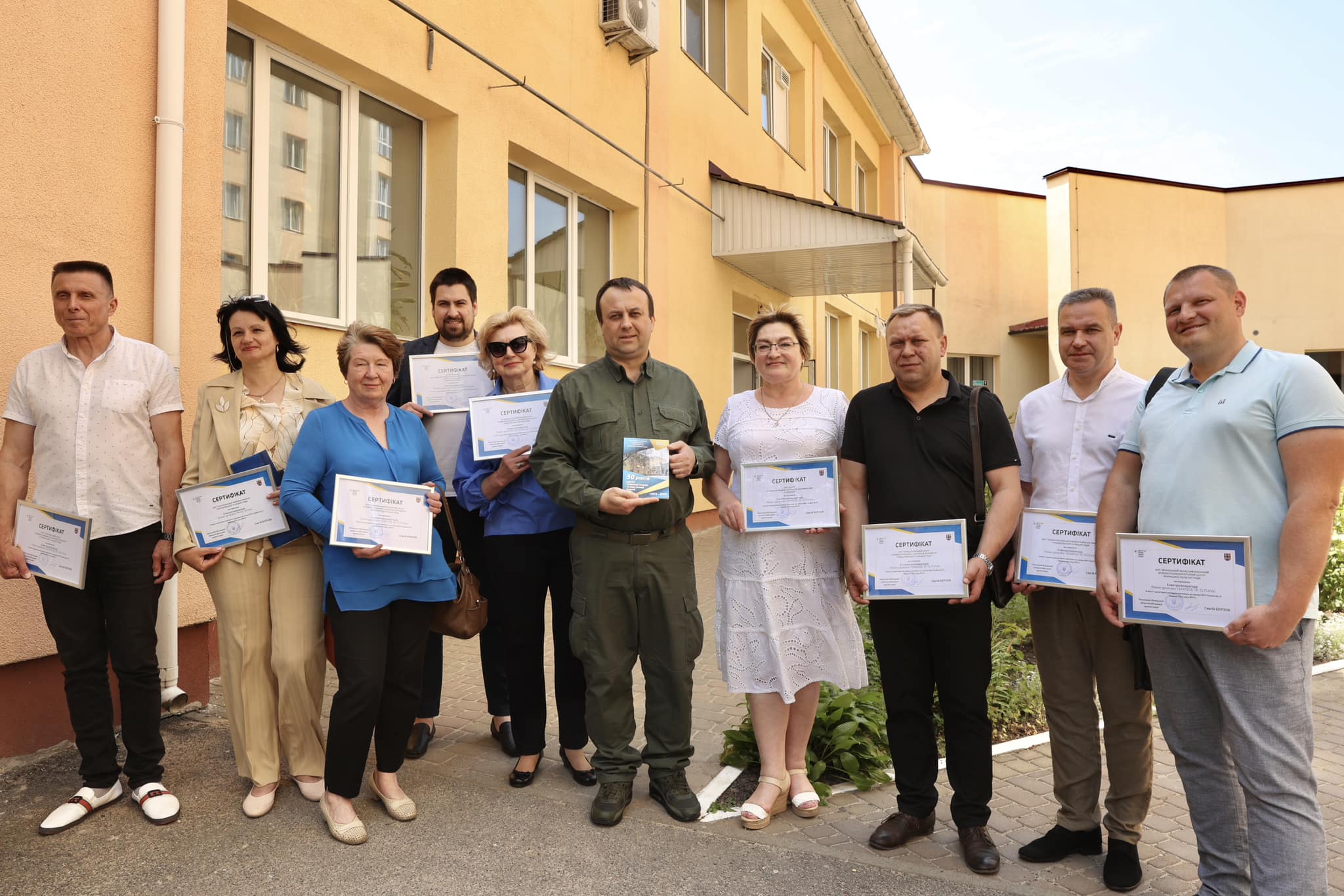 Начальник ОВА Сергій Борзов та представники лікарень