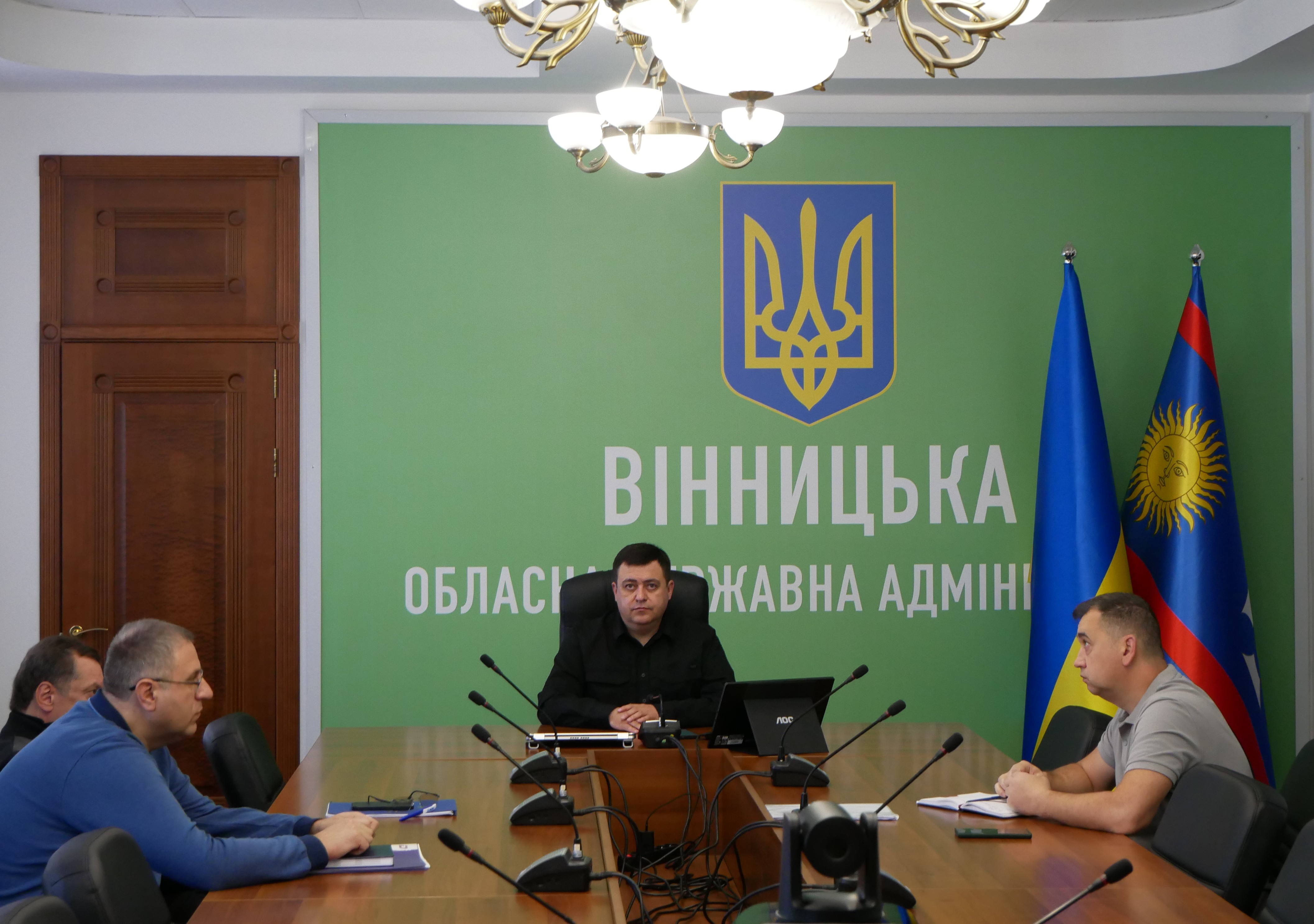 заступник начальника ОВА (CDTO) Андрій Кавунець та учасники наради