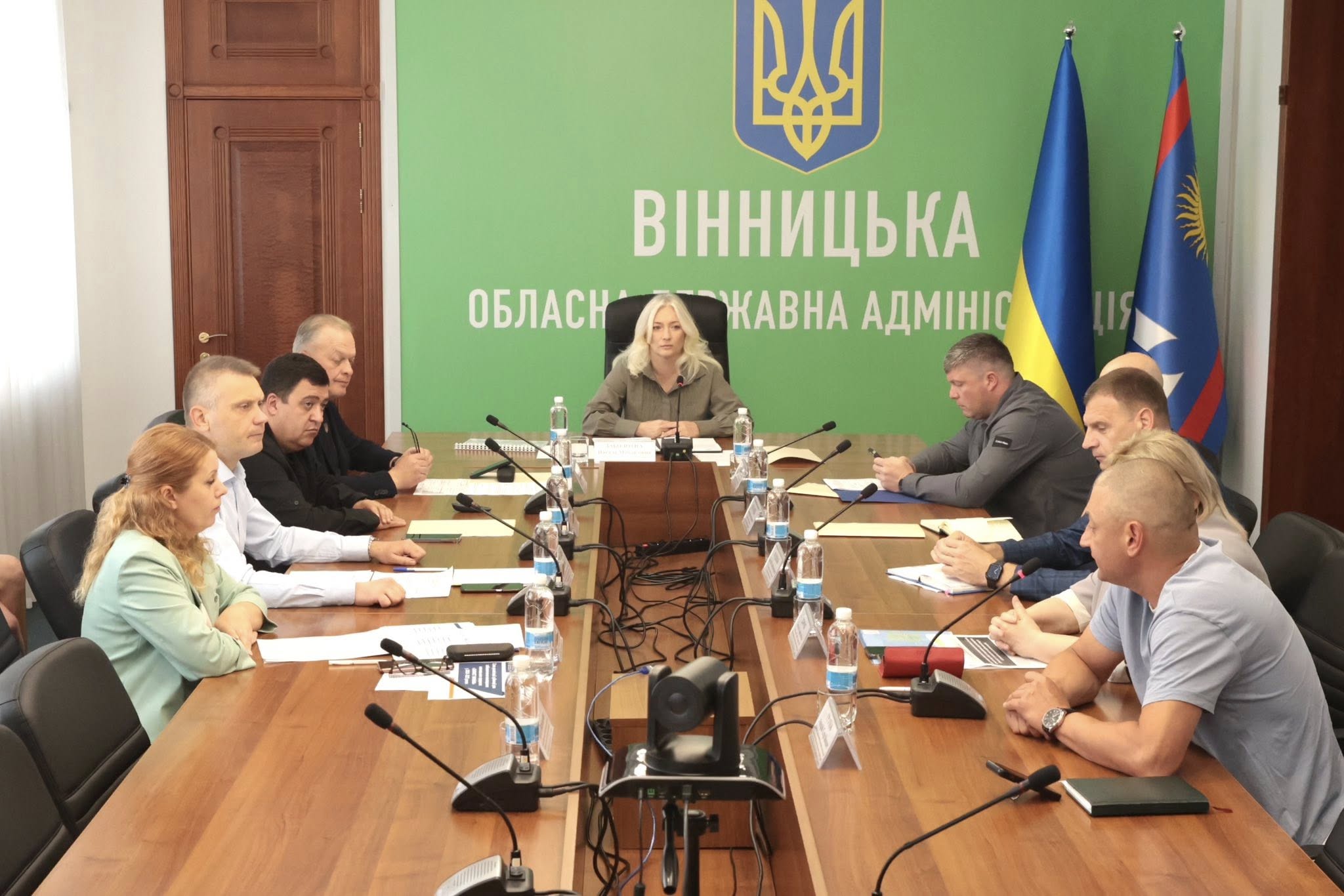 Перша заступниця Начальника ОВА Наталя Заболотна та учасники наради