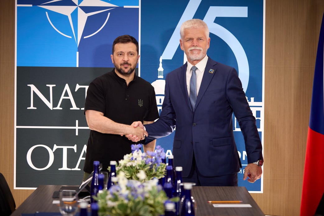 Президент України Володимир Зеленський та Президент Чеської Республіки Петр Павел