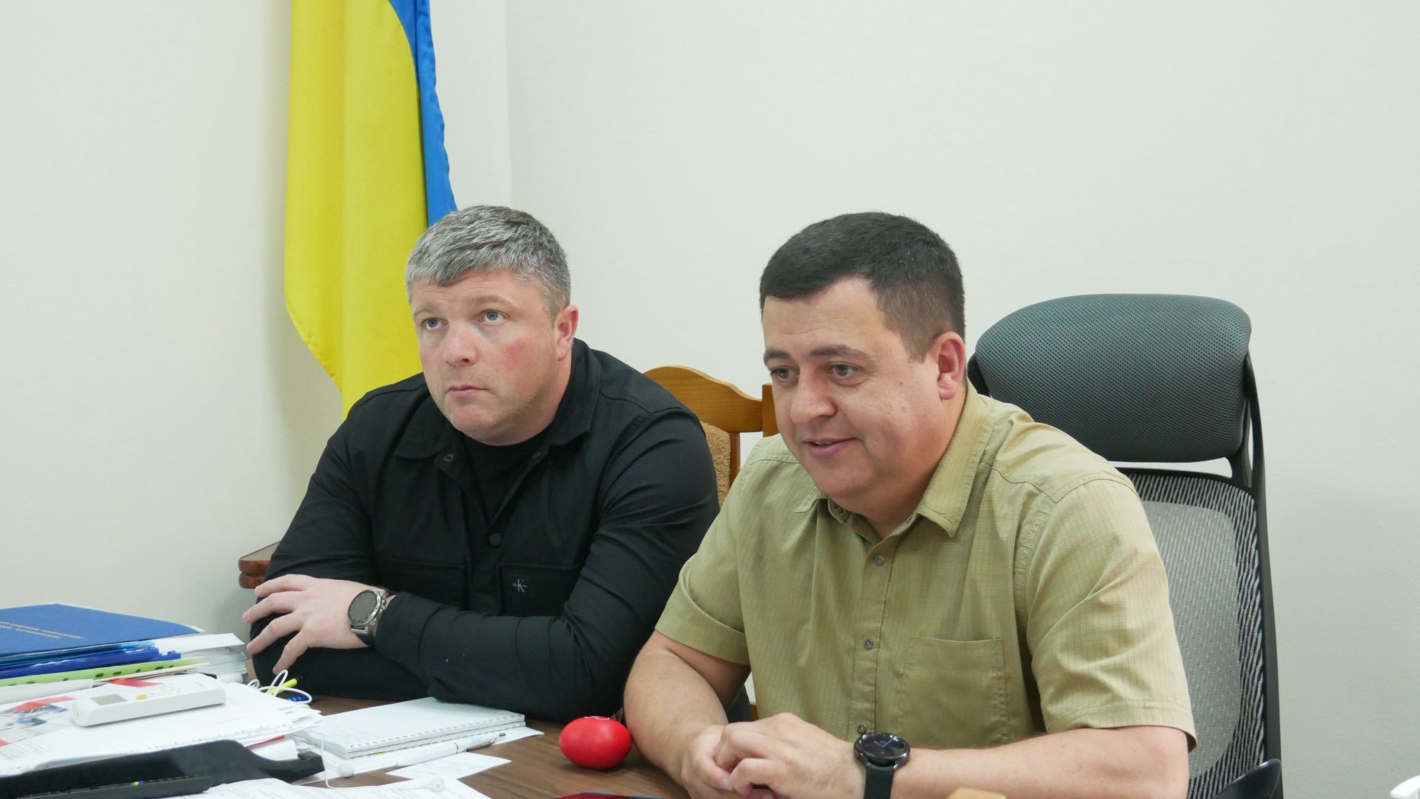 Заступники начальника ОВА Олександр Піщик та Андрій Кавунець