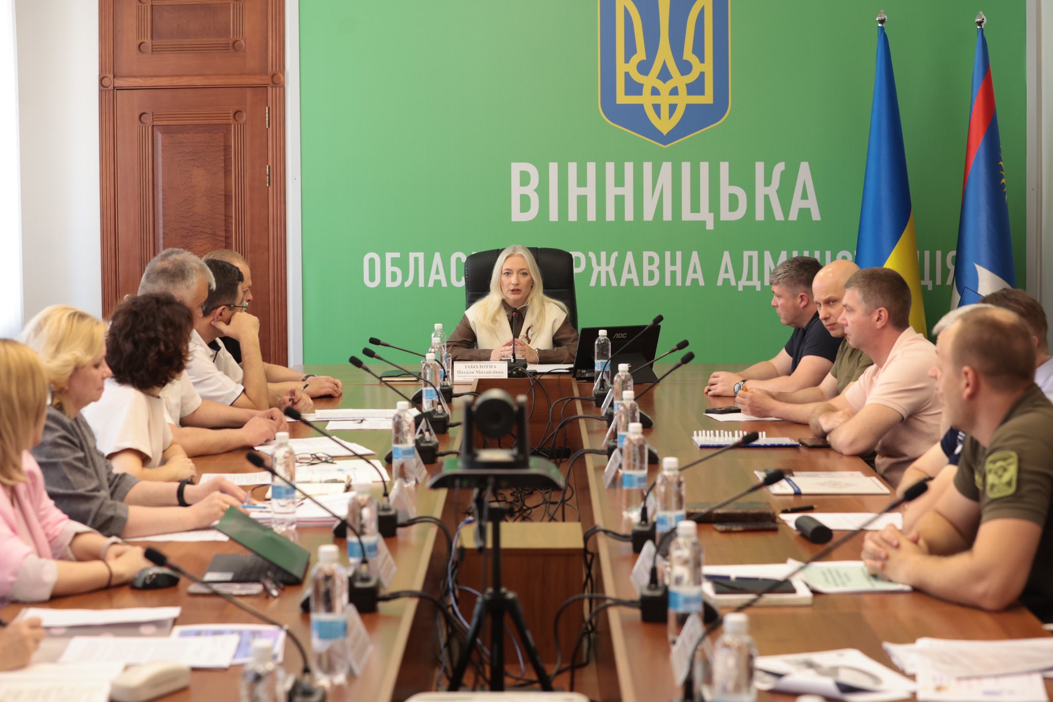 Перша заступниця Начальника ОВА Наталя Заболотна та учасники заходу