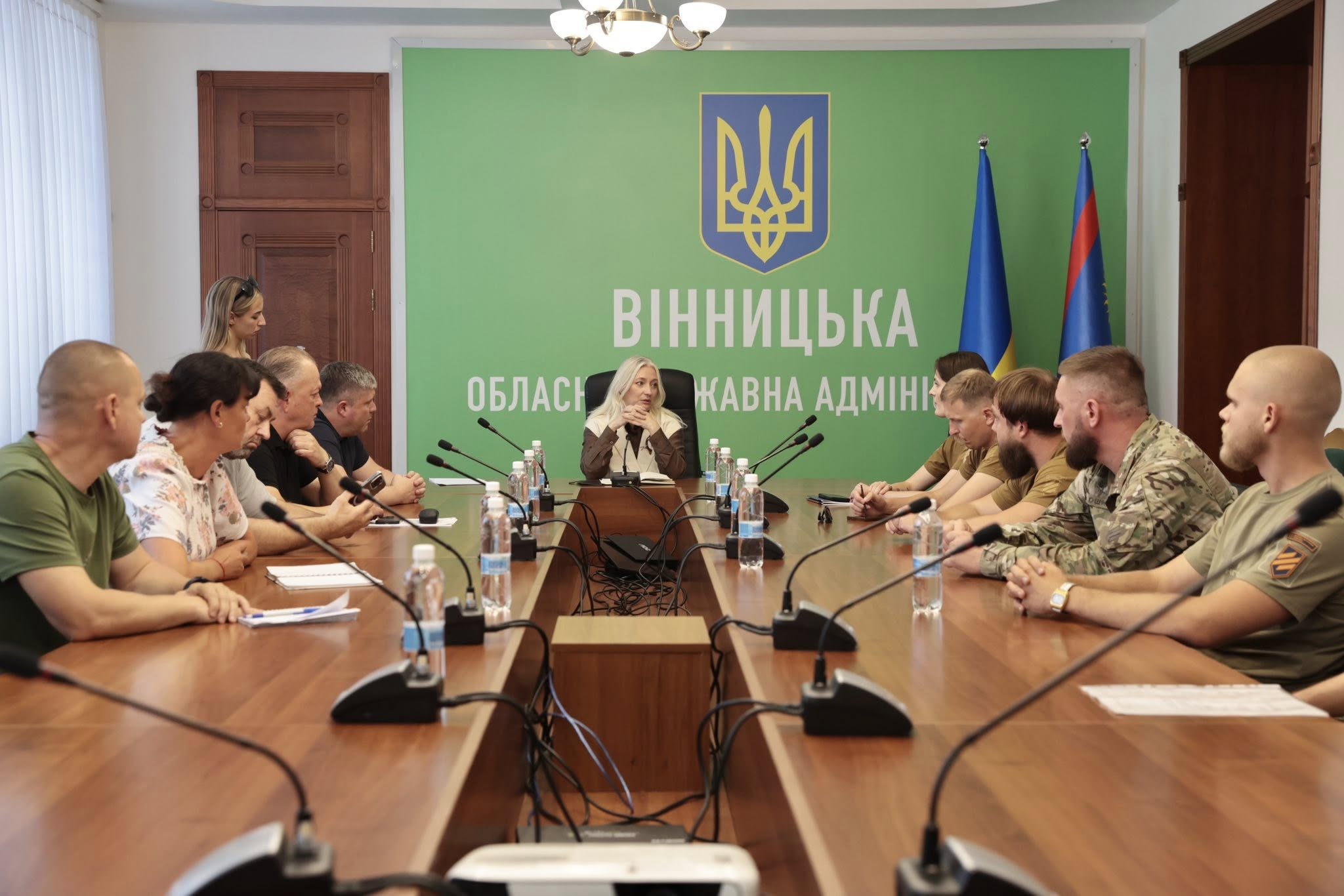 Перша заступниця Начальника ОВА Наталя Заболотна та учасники заходу