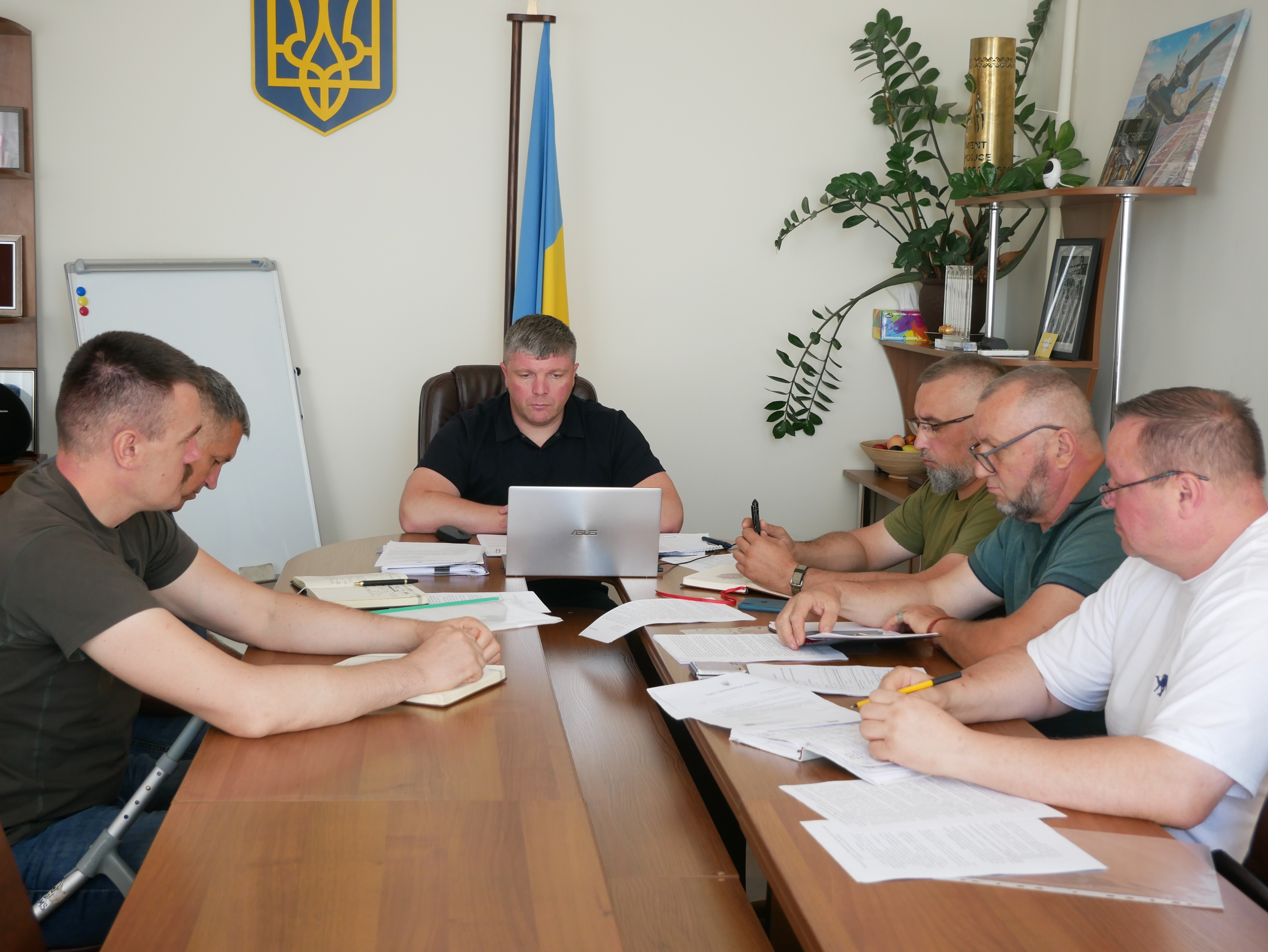  заступник начальника ОВА Олександр Піщик  та учасники засідання