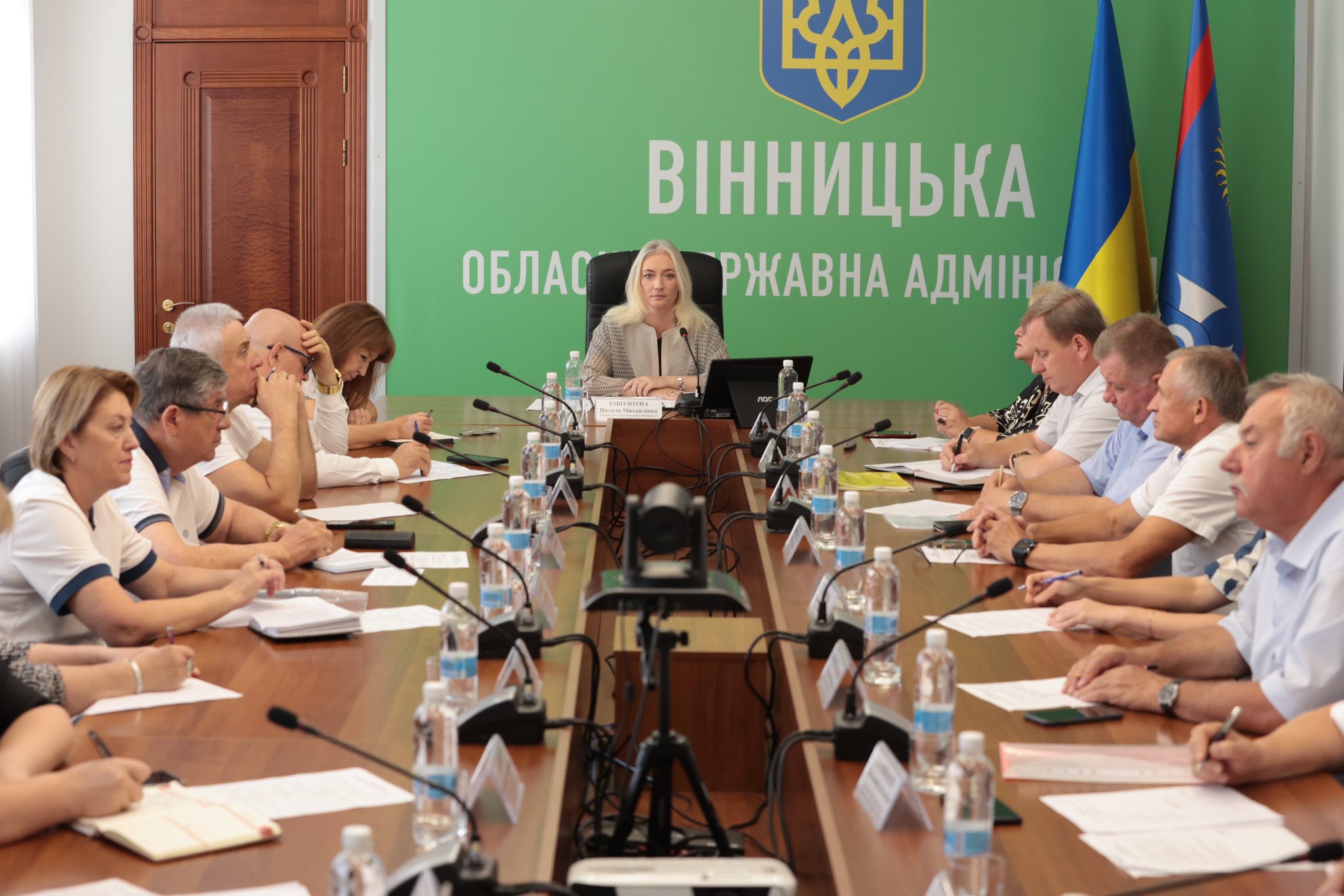 Перша заступниця начальника ОВА Наталя Заболотна та учасники заходу
