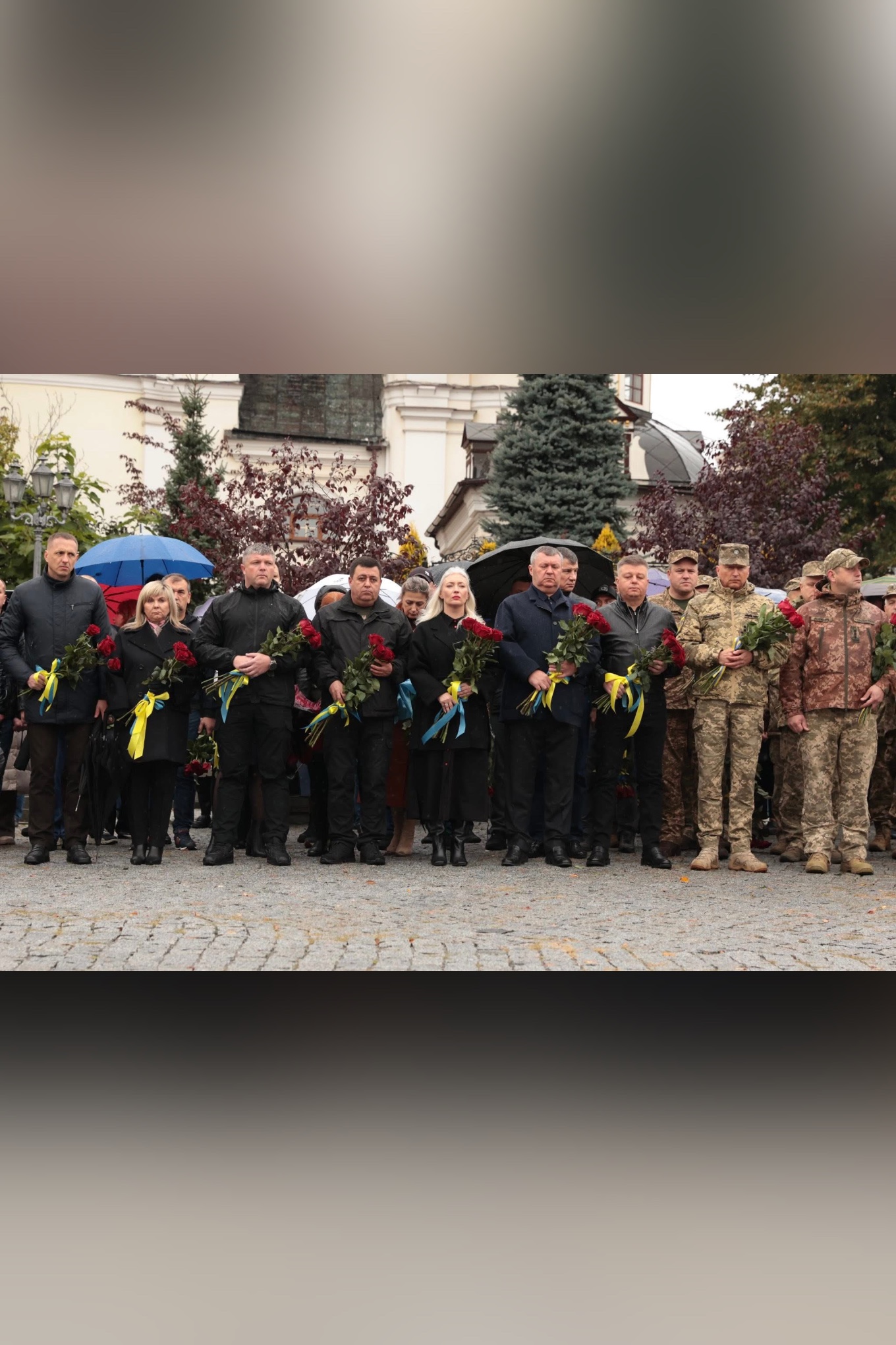 Перша заступниця начальника ОВА Наталя Заболотна, заступники начальника ОВА Олександр Піщик та Андрій Кавунець та учасники заходу