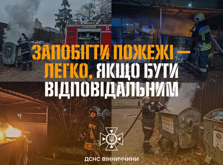 Зображення з написом "Запобігти пожежі легко, якщо бути відповідальним"