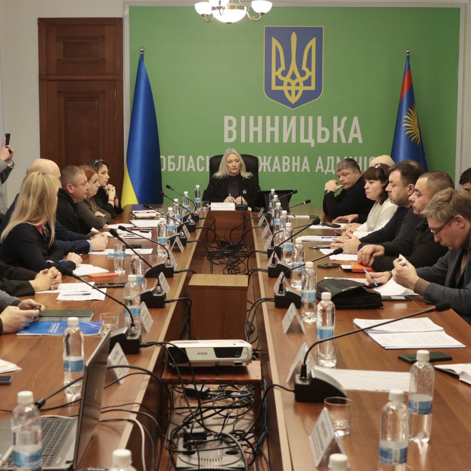 Перша заступниця начальника ОВА Наталя Заболотна провела апаратну нараду з керівниками структурних підрозділів обласної військової адміністрації