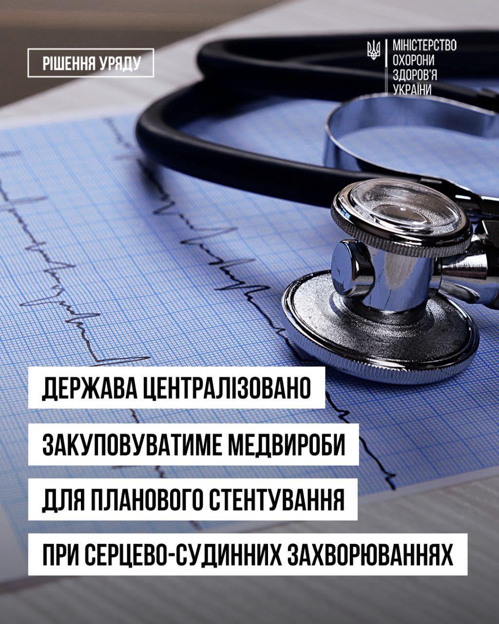 Уряд ухвалив зміни до переліку медичних виробів, що централізовано закуповуються за кошти державного бюджету