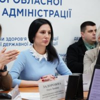 Народна депутатка України Ірина Борзова, Перший заступник Начальника ОВА Наталя Заболотна та учасники засідання 