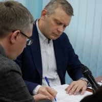 директор Департаменту міжнародного співробітництва та регіонального розвитку ОВА Ігор Цехановський, в.о. начальника управління розвитку територій та інфраструктури ОВА Владислав Валендюк