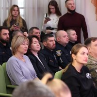 начальник Головного управління Пенсійного фонду України у Вінницькій області Олена Корчака,  в.о. начальника Головного управління ДПС у Вінницькій області Оксана Домерат та учасники заходу