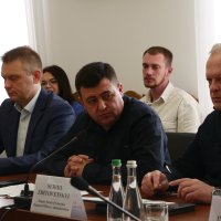 Заступники Начальника ОВА Сергій Здітовецький та Андрій Кавунець, директор Департаменту міжнародного співробітництва та регіонального розвитку ОВА Ігор Цехановський