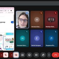 Відеоконференція. Cкріншот. Учасники zoom-конференції. Слайд доповідача.