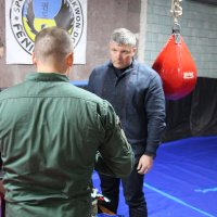 Заступник начальника ОВА Олександр Піщик та учасник заходу