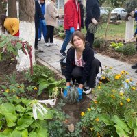 Акція висадки кущів лаванди на «Алеї поколінь» від вихованців Вінницької обласної станції юних натуралістів.