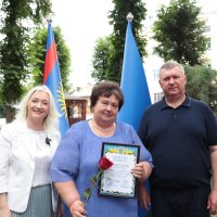 Перша заступниця начальника ОВА Наталя Заболотна, голова обласної Ради Вячеслав Соколовий та учасниця заходу
