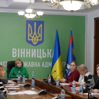 директорка Департаменту соціальної та молодіжної політики ОВА Світлана Ярмоленко, начальник служби у справах дітей ОВА Тетяна Дорош, начальник Головного управління Національної соціальної сервісної служби України у Вінницькій області Наталя Квят, директорка обласного центру соціальних служб Олена Стоялова, в.о. директора Вінницького обласного центру зайнятості Геннадій Бамбура, заступник начальника управління взаємодії та соціальної підтримки ветеранів війни – начальник відділу реінтеграції ветеранів війни Департаменту ветеранської політики ОВА Євгенія Григорук