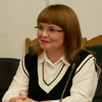 Учасниця засідання у конференц-залі Вінницької ОВА